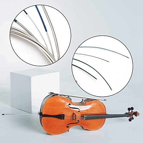 Luter D02055 4/4 Cello String Universal Set Classic Silver String (Adgc) Steel Core thumb #4