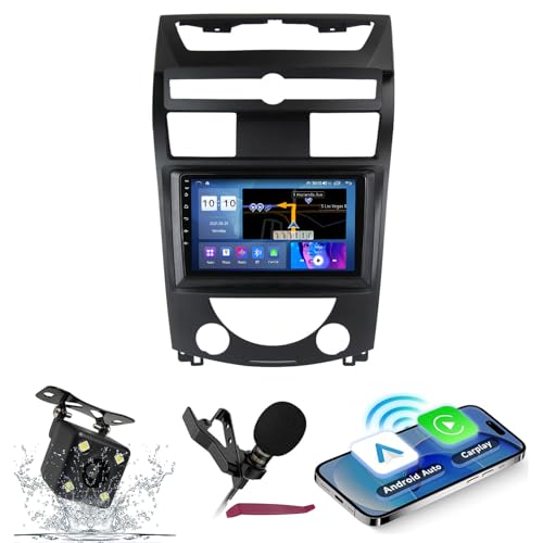 Autoradio Android 14 Ssangyong Rexton Écran QLED 9" avec CarPlay sans fil