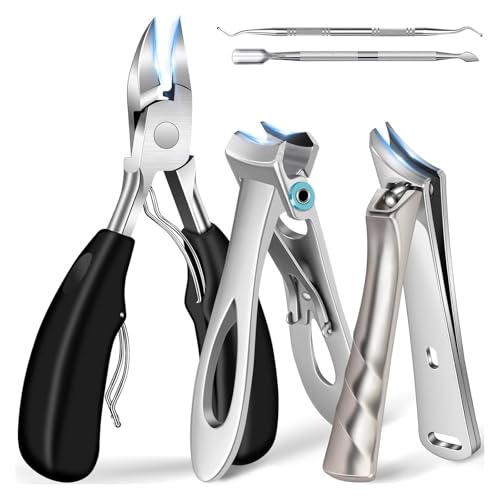 Coupe ongles pied professionnel et kit pedicure pour ongle incarne et epais chez l'homme