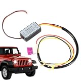 Daytime Running Light Auto Control – 12V To 18V 1.7x2.1x3.9cm | DRL Controller Module, Automatic Headlight Sensor, Waterproof Light Control Switch, Auto Dimming DRL Controller | Highway Driving