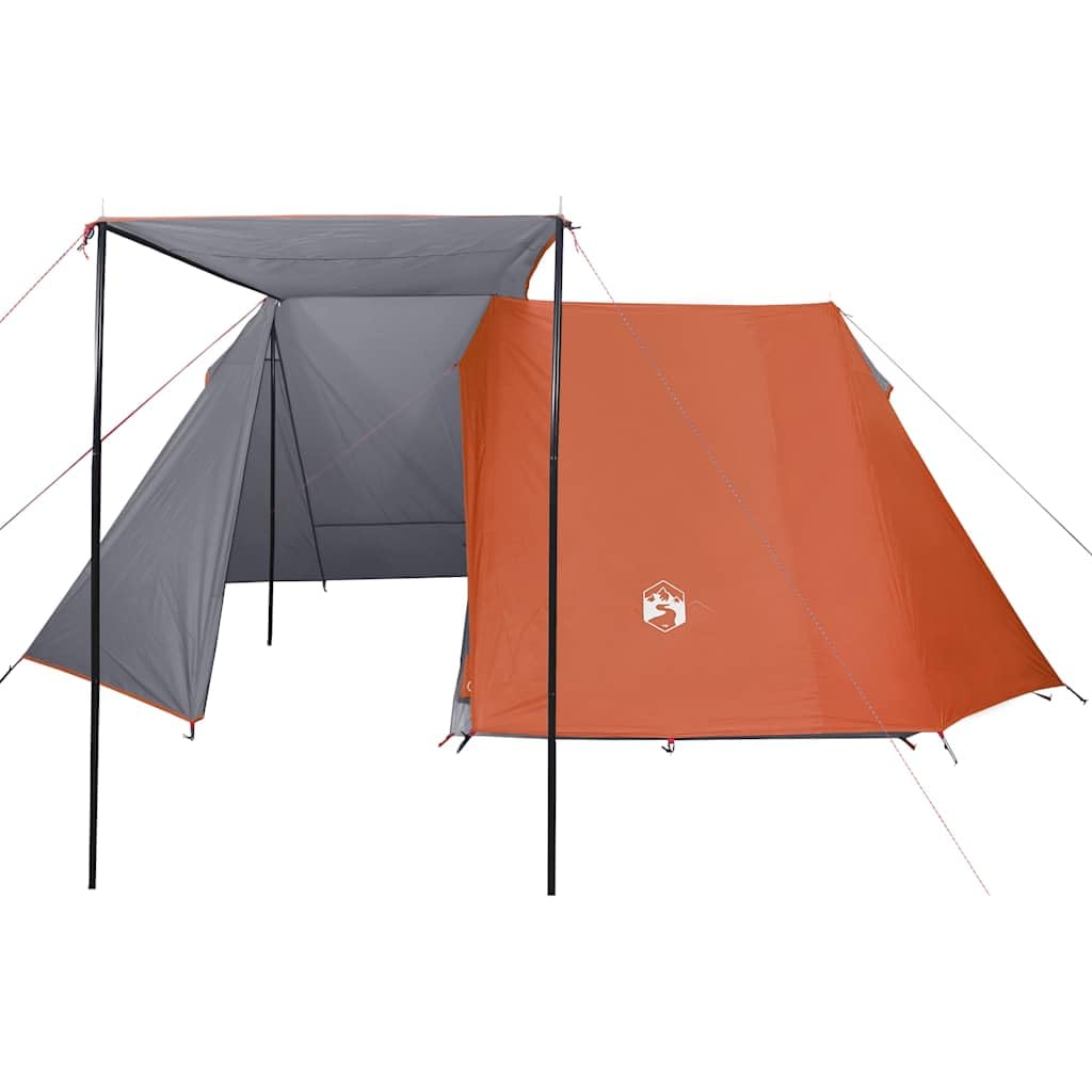 Genérico Tienda de campaña para 3 Personas Impermeable Gris y Naranja,Deportes,Actividades al Aire Libre,Camping y Senderismo,Tiendas de campaña-94367