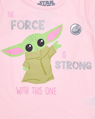 STAR WARS Girls Baby Yoda Tops Raglan T-Shirt Long Sleeve Tee Shirt Casual Clothes3