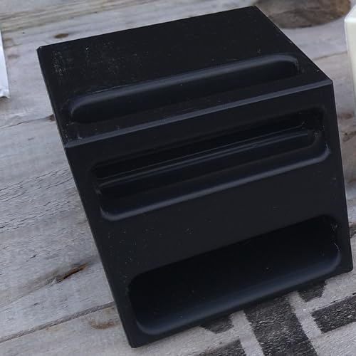 [ブラック]スマホ用スピーカー バックロードホーン型 ジャズ ピアノ BGM 枕元 安らぎ キャンプ ※スマホの横幅79mmまで インテリア 音響機器