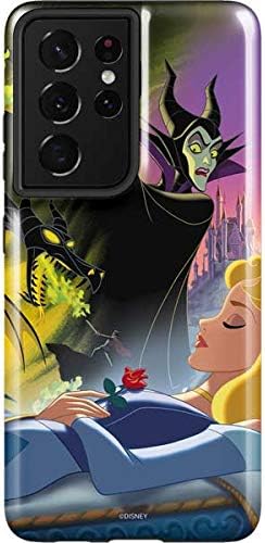 Skinit Pro Phone Case Compatible with Galaxy S21 Ultra 5G - Officially Licensed Disney Villains Sleeping Beauty and Maleficent Art Design