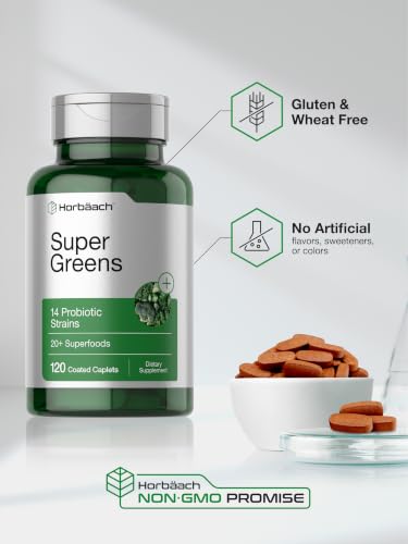 Horbäach Super Greens Supplement Caplets