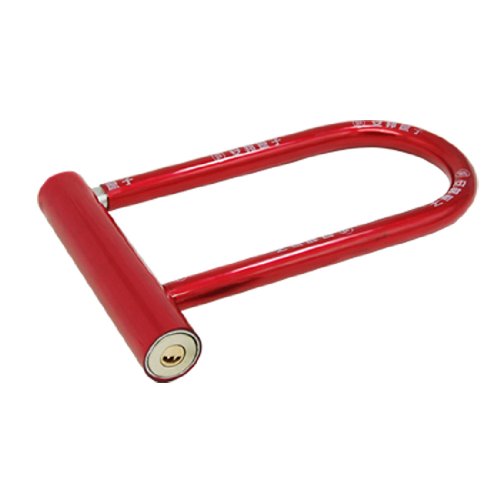 Aexit Tough U Bike Locks Shaped Alloy Metal Motorbike Bicycle Lock with 2 U-Locks Keys