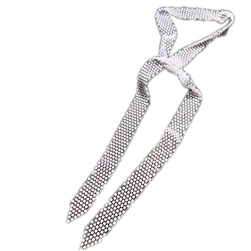 Femmes Hommes Étincelle Plastique Strass Long Cravate Cravates Choker Ceinture Taille Bracelet Chaîne Chandail Pour Femmes Hommes Cover