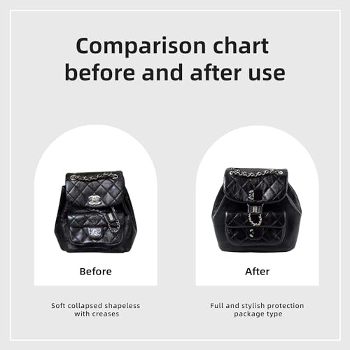 Image of DGAZ Silk Purse Organizer Insert Fits Chanel Duma Bags,Silky Smooth Bag Organizer,Luxury Handbag & Tote Shaper(Blue nuit,22A /22C /23C /24P Small)