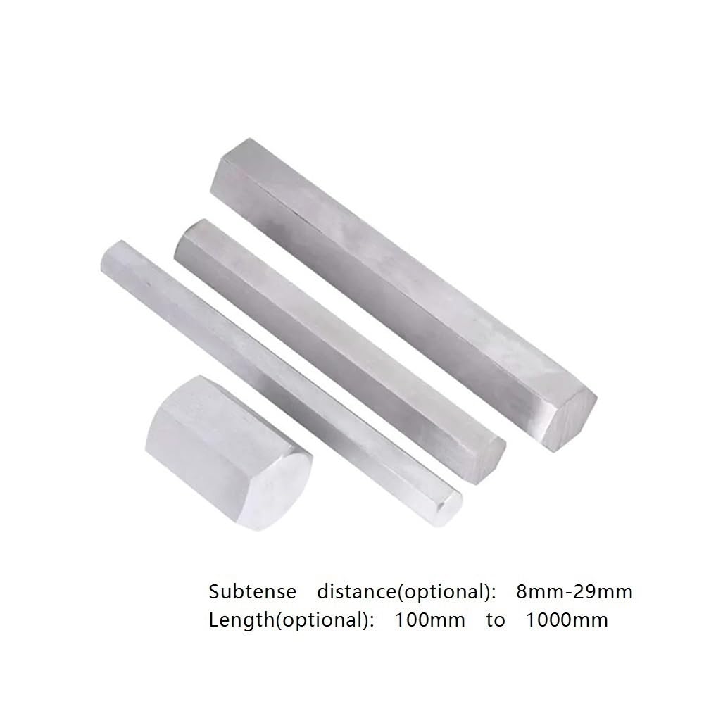 10 szt. Aluminiowy pręt sześciokątny 6061 Solidne pręty o długości 200-1000 mm do inżynierii rzemieślniczej(100x24mm)