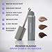 Wonderskin Wonder Blading Brow Stain & Go Masque - Long Lasting Eye Brow Tint, Transfer Proof and Smudge Proof Eyebrow Tint Stain (Dark Brunette)