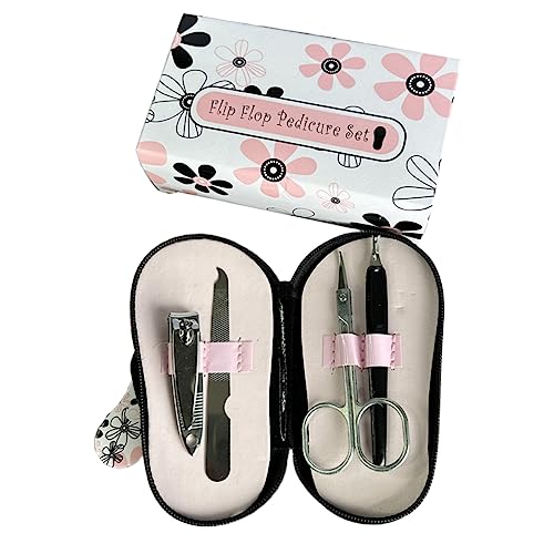 Didiseaon Nail Manicure Kit Professional Flower Slippers Nail Clippers Grooming Tools