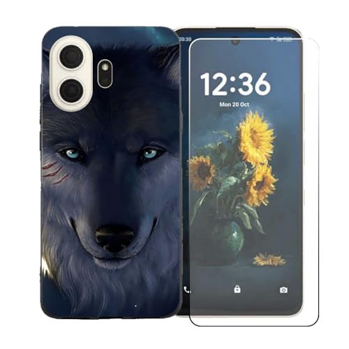 LCEHTOGYE �K�p TCL NXTpaper 70 Pro +�����K���X�X�N���[���v���e�N�^�[�p�P�[�X�A�K�p TCL NXTpaper 70 Pro (6,9")�ƌ݊����̂���u���b�N�\�t�gTPU�V���R���Q���P�[�X�ی�J�o�[ BST12