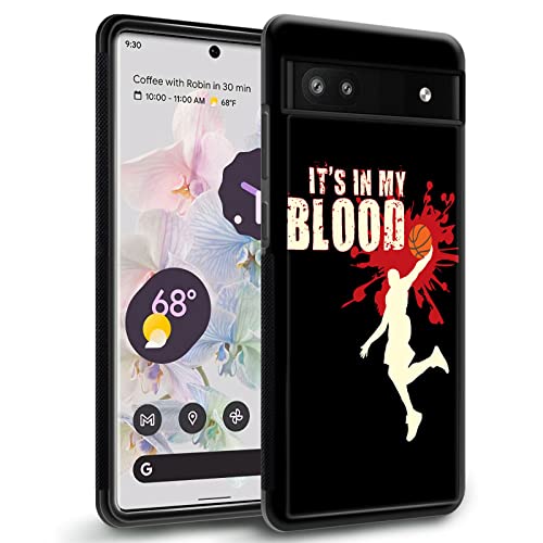 CARLOCA Google Pixel 6A Case, Basketball Graphic Design, Shockproof & Anti-Scratch Drop Protection - image 2