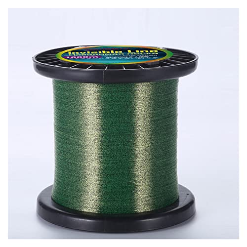 ZWF Store 1000m super sterke karper vissen onzichtbare visserijlijn spikkel 5d camouflage zinkend draad fluorocarbon gecoate visserlijn (Color : 1000M green, Line Number : 5.0-0.370mm) - Image 5