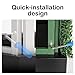 ODQPIS Artificial Boxwood Hedge Wall,Greenery Fake Faux Grass Backdrop Divider with Black Steel Planter Box,Outdoor Privacy Panels for Patio,Balcony,Restaurant,Garden,Party Décor 48
