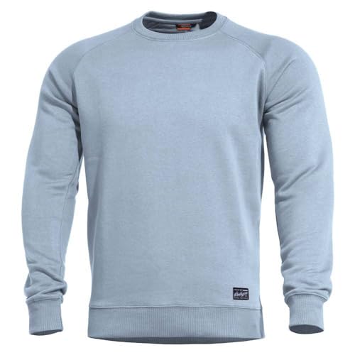 Suéter Blank Lagoon Blue Pentagon Hombre Hawk con puños elásticos y tejido térmico transpirable