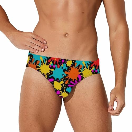 Mens Low Rise Swim Briefs Contour Pouch Beach Swim Trunks