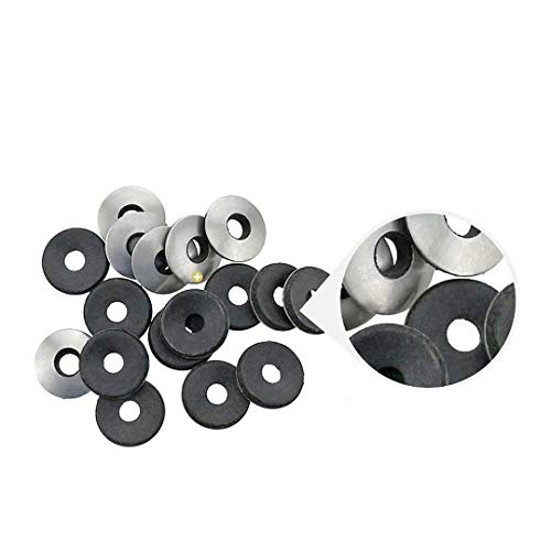 XIZONLIN M4.2x12mm Composite Waterproof Sealing Gasket 304 Stainless Steel EPDM Bonded Neoprene Washers, Black, M4.2*12mm (50 pcs) - Image 3