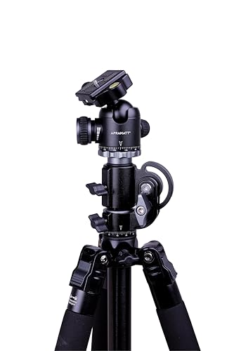 Image of AP 7280 Pro Professional Camera Tripod with Carrying Case, Black