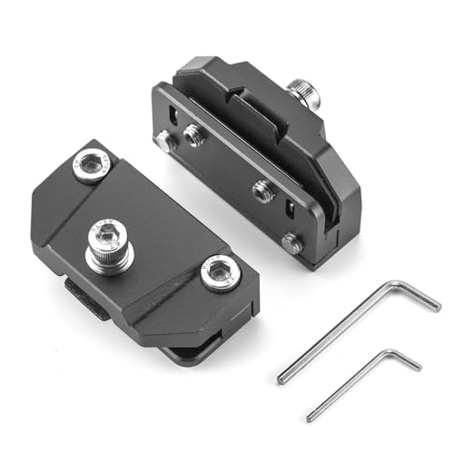 2PCS Universal Hood Light Mounting Brackets Ditch Light Brackets Adjustable Aluminum Alloy Pillar Hood Led Work Light pods Mount Bracket for Truck SUV Cars No Drilling
