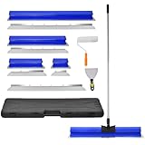 ZENVOKE Flächenspachtel Set, Spachtel Set Werkzeug mit Ergonomischem Griff, trockenbaus-Klingen-Set...