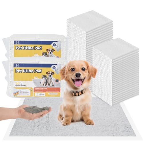 Puppy Pads Puppy Pee Pads 100 Count Dog Pads with 5-Layer Leak-Pr...
