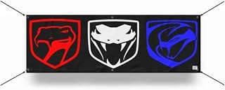 Viper Tri Logo Heavy Duty Vinyl Banner (18in x 54in) (Red/White/blue)