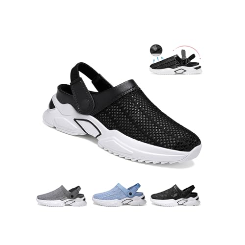 Men'S Comfortable Hollow Orthopedic Sandals,Slip-On Summer Non-Slip Sandals,Lightweight Breathable Shoes With Back Straps