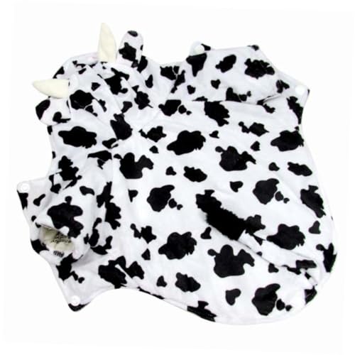Disfraz para perro con patrón de vaca talla L