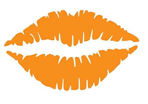 Amazon.com - KISS Mark Lips Vinyl Sticker Decals (Pack of 2) for