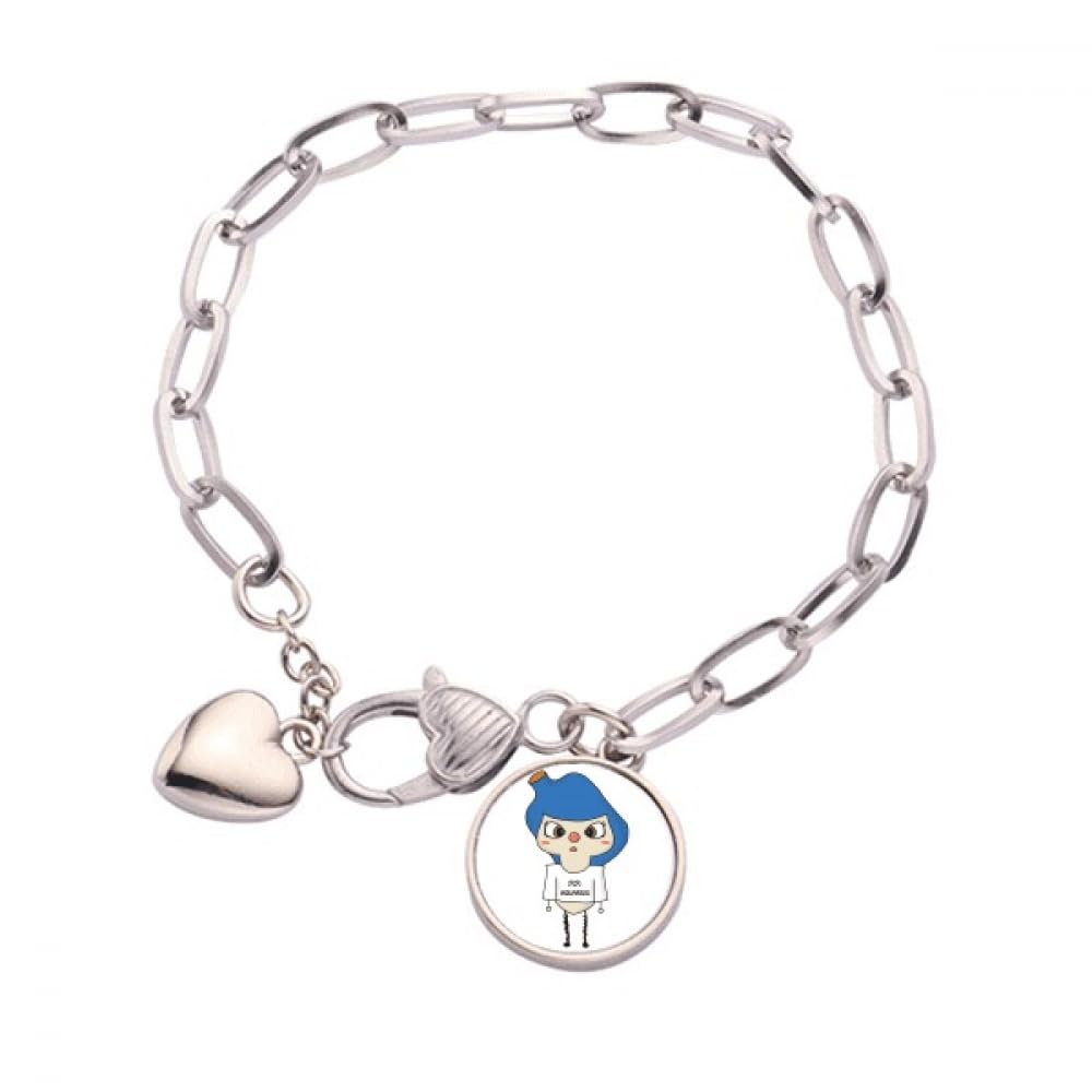 GenericConstellation Luck Tendency Aquarius Uranus UU Heart Chain Bracelet Jewelry Charm Fashion