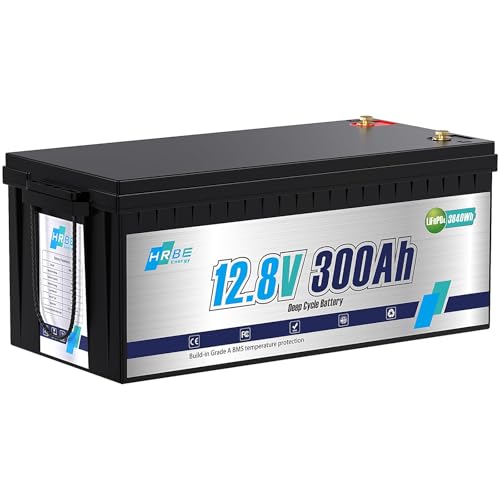 12V 300Ah LiFePO4 Marine Battery with BMS & 5000+ Cycles