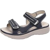 Genérico Women's Orthopedic Sport Sandals,Shoes with Soft Cushion Foam, Comfortable Walking Sandal Arch Support Wide Fit (Dark blue,36)