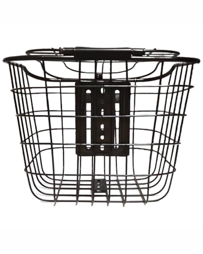 Pplkhs PPLKHS Fahrradkorb Metall Drahtgitterkorb