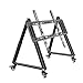 ＫＬＫＣＭＳ Low Height Mobile TV Stand Rolling TV Stand with Wheel Multipurpose Mobile TV Mount Stand Sturdy Floor Monitor Cart for Home, 32 inch to 70 inch