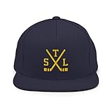 Generic St. Louis Hockey Sticks Retro STL Embroidered Snapback Hat Baseball Cap Navy,Medium