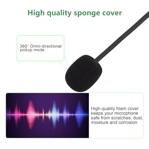 Image of V2 Pro Detachable Boom Microphone Accessories Compatible with Razer BlackShark V2, V2 Pro, V2 SE Gaming Headphone, 3.5mm Audio MIC Work on PS5, PS4, Nintendo Switch and Lite, Xbox Series X & S, PC
