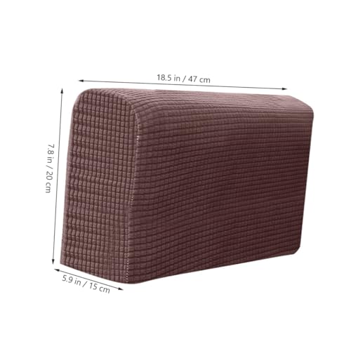 Fundas elásticas lavables para reposabrazos de sofá con protección textil total 3
