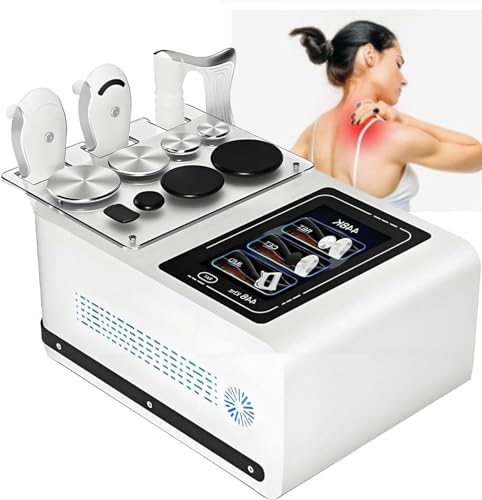 GEHPYYDS Máquina de Terapia de radiofrecuencia, Equipo de Fisioterapia Tecar de 448k, máquina de Esculpir el Cuerpo, masajeador Profesional para reafirmar y moldear la Piel. White