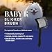 Chris Christensen Baby K Dog Slicker Brush, Groom Like a Professional, Fluff Detangle Style, Saves Time Energy, Black, Small