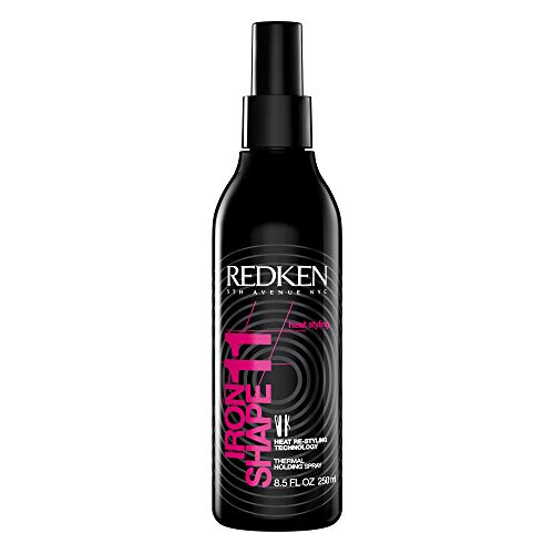 Redken Iron Shape 11 Thermal Holding Spray | For All Hair Types | Protects & Repairs Hair For A Smooth Finish | 8.5 Fl Oz