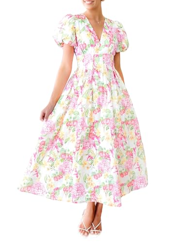 Image of Flessibili Womens Summer Floral Maxi Dress Wedding Guest Party Long Dresses 2026