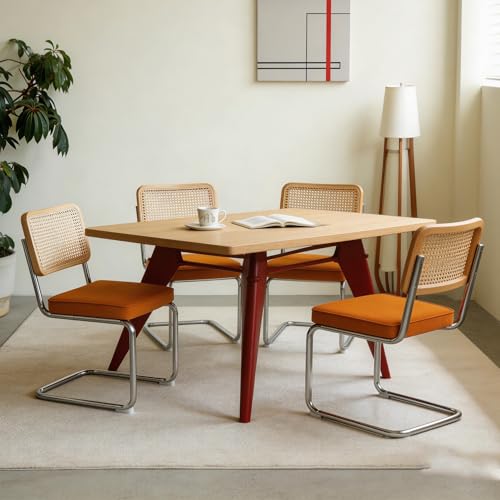 Bladez Juego de 4 sillas de comedor voladizo