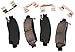 ACDelco GM Genuine Parts 171-1111 Rear Disc Brake Pad Set with Clips
