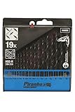Piranha X56025 - Caja de 19 puntas HSS
