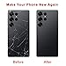 Perzework Rear Back Glass Replacement for Samsung Galaxy S25 Ultra 6.9-inches with Reparing Toolkit(Titanium Black)