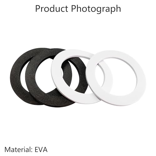 Qrity 4 Pcs Sink O Ring Seal Washer, Basin Plug Seal for Qrity 84mm Sink Waste (ASIN # B0B5CLZYB3), Black, White, 84mm Seal Washer - Image 4