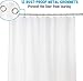 Amazer Shower Curtain Liner, 72 x 72 Inches EVA 5G Bathroom Plastic Shower Curtain with 3 Magnets and 12 Grommet Holes-Frosted
