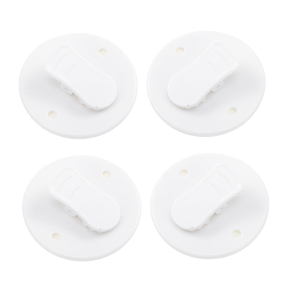 ARTSEWPLY 4pcs Self Adhesive Shower Curtain Clips Splashproof Guard Holder for Tub Strong Adhesion for Smooth Surfaces Windproof Bathroom Curtain Clip