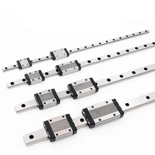 Guide de glissière miniature MGN9H linéaire noir pour imprimante 3D et CNC